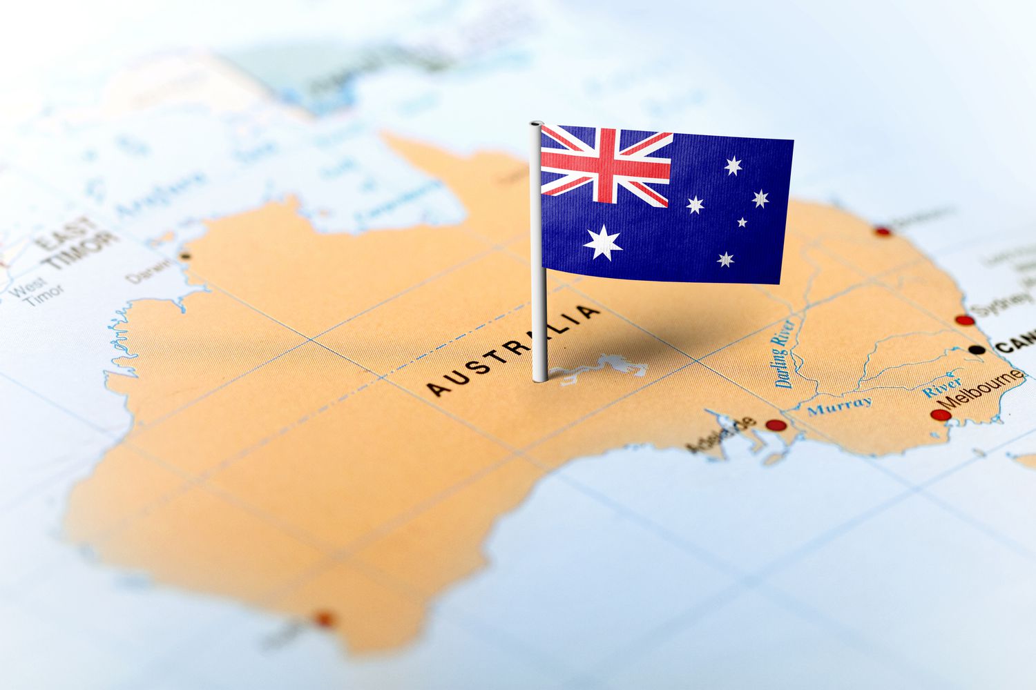 map Australia